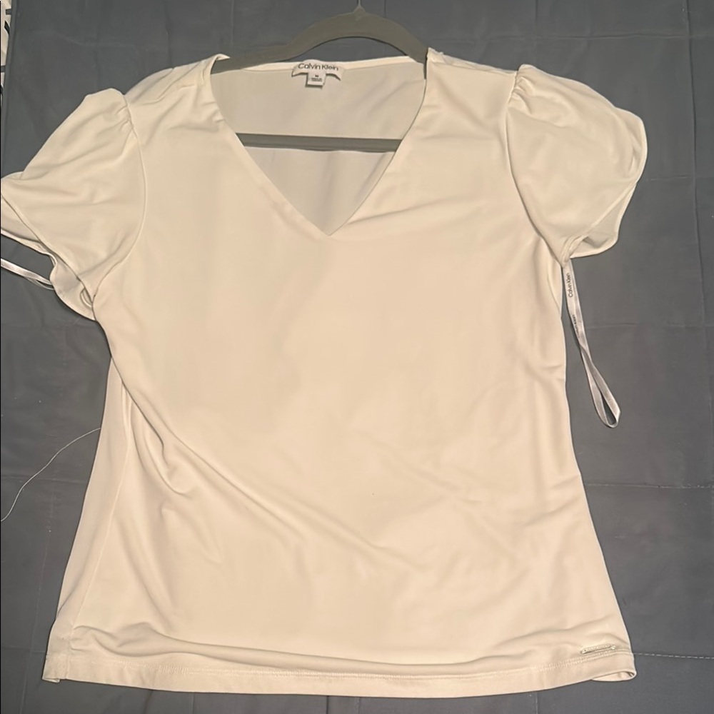 Calvin Klein Women's White Top